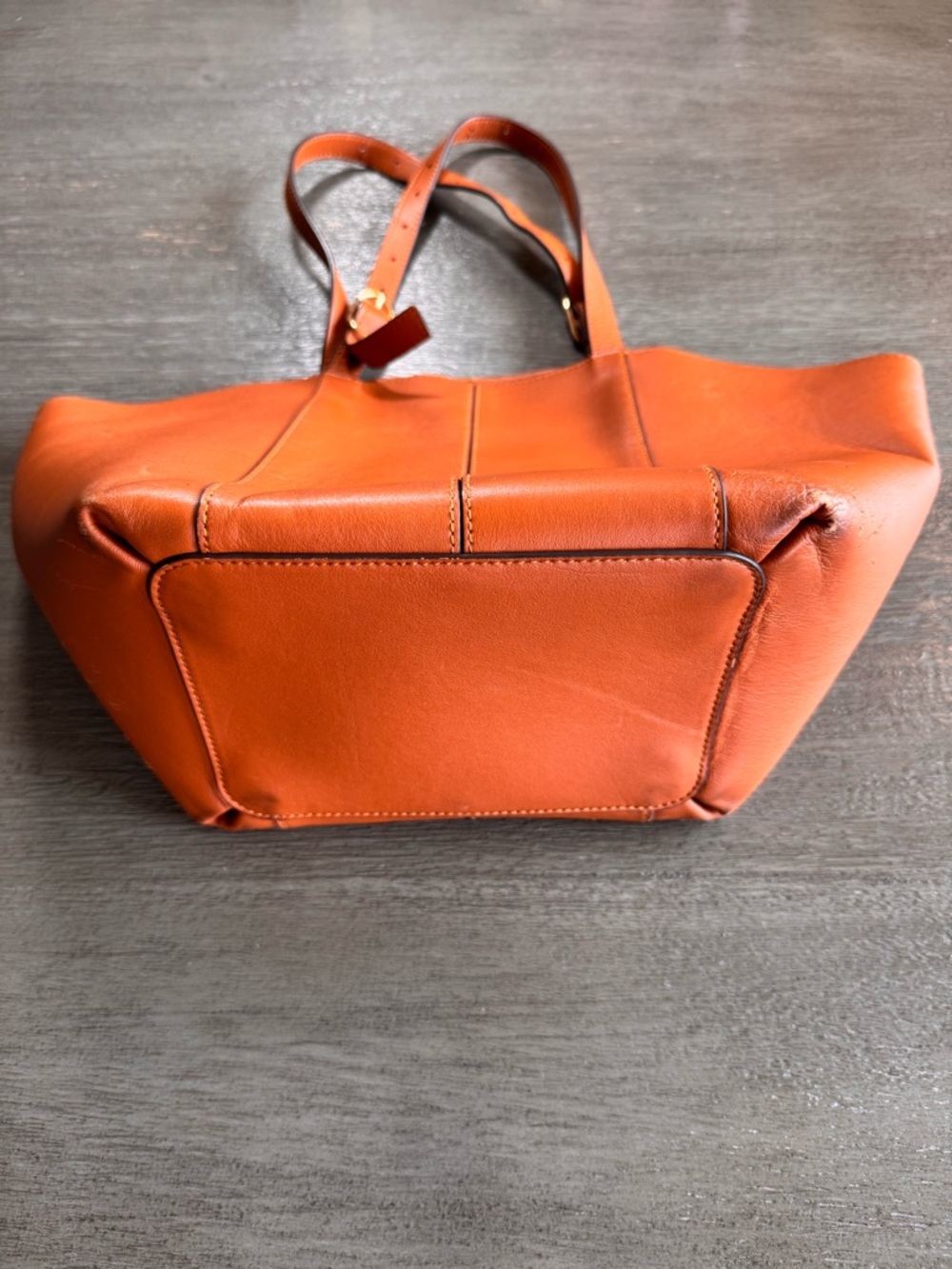 LDT Tatum Tote Bag Purse Brown Leather - Picture 5 of 16